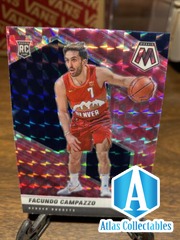2020-21 Panini Mosaic Basketball Facundo Campazzo RC Pink Camo Prizm